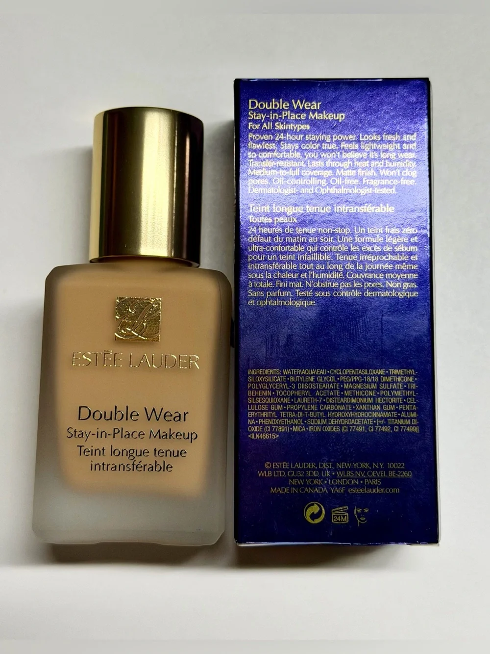 OLD VERSION Estee Lauder Double Wear Stay-in-Place Makeup - Ivory Beige 3N1